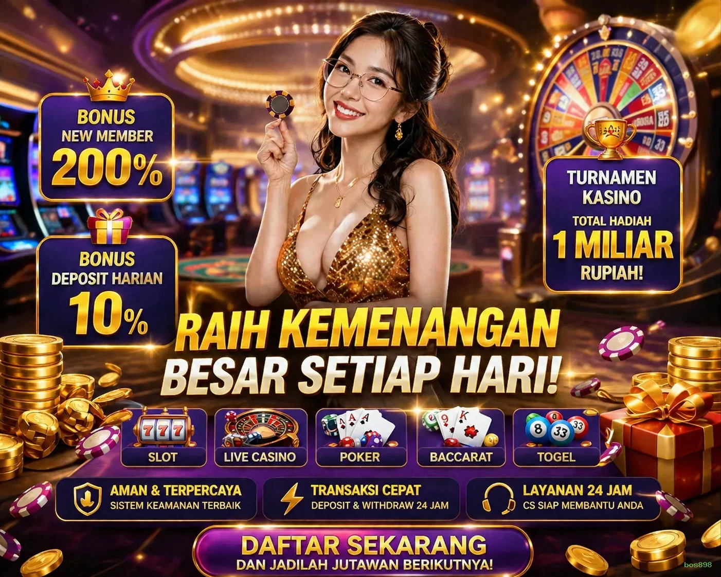 Ikon aplikasi bos898 resmi
